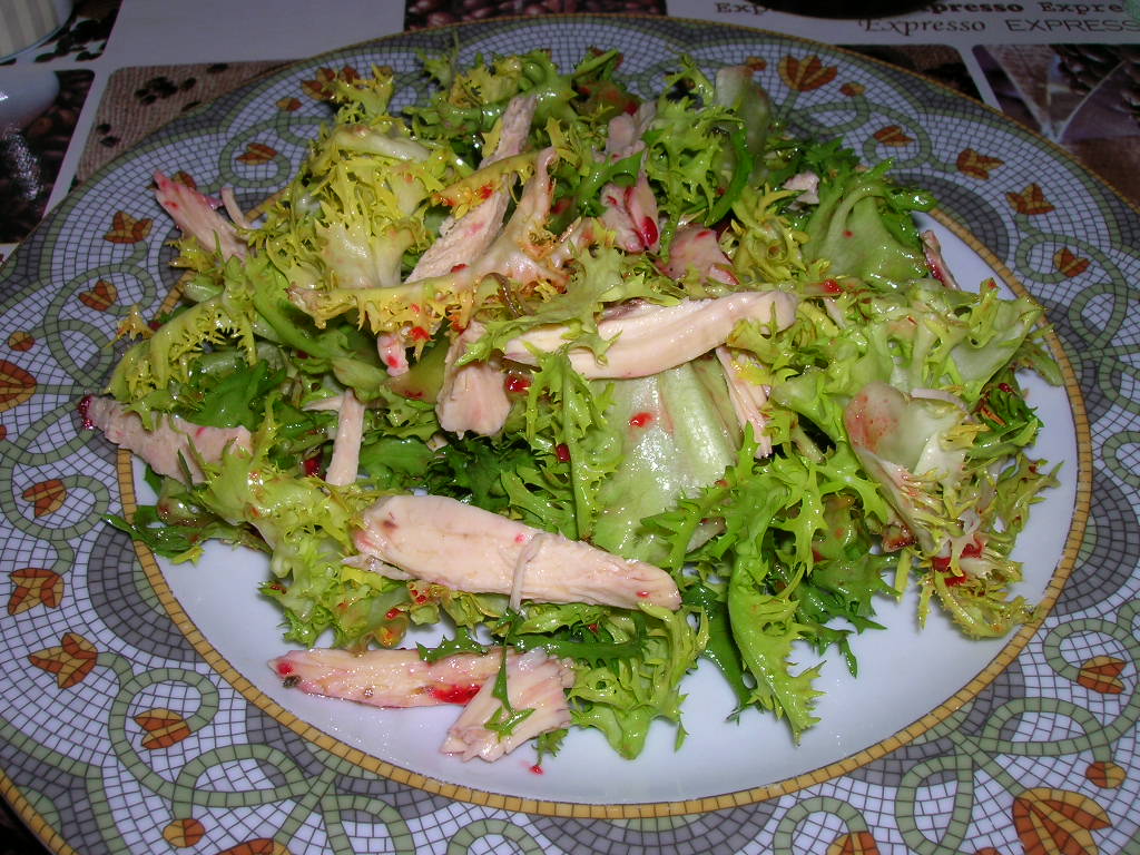 Amanida d’escarola i pollastre