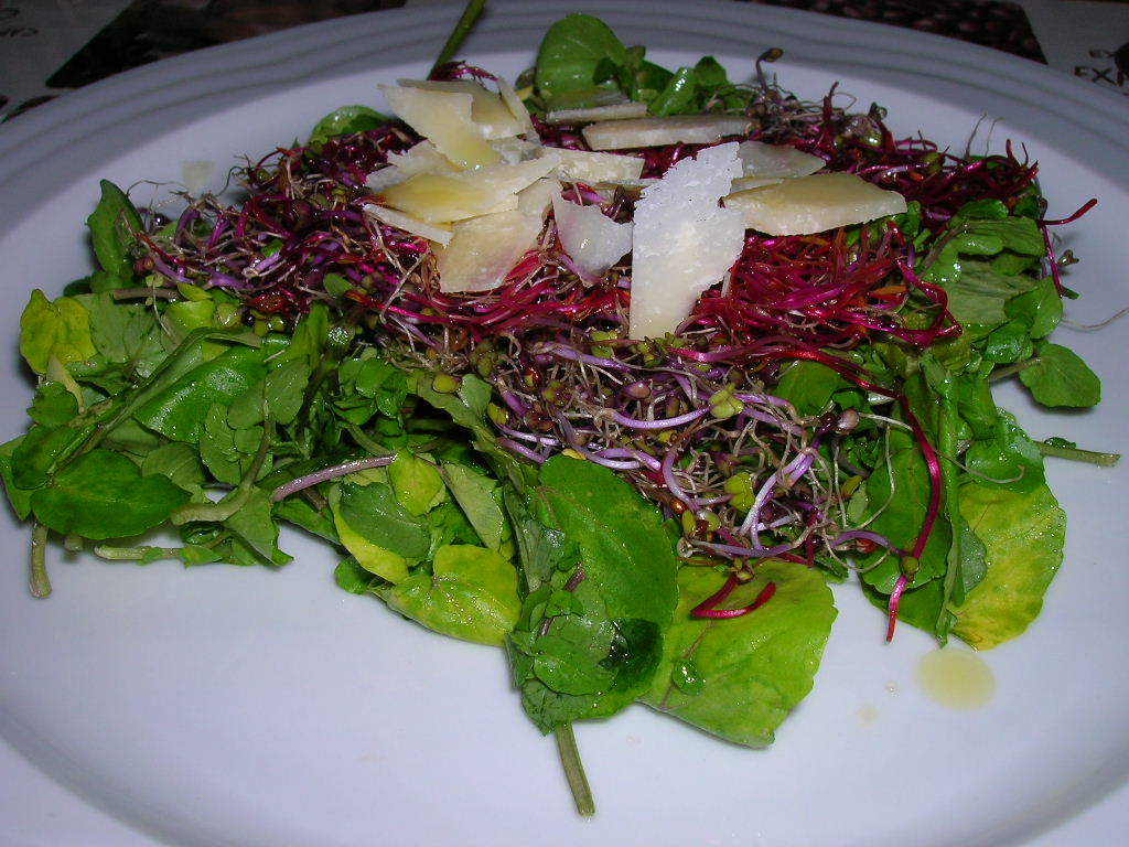 Amanida de canonges i germinats