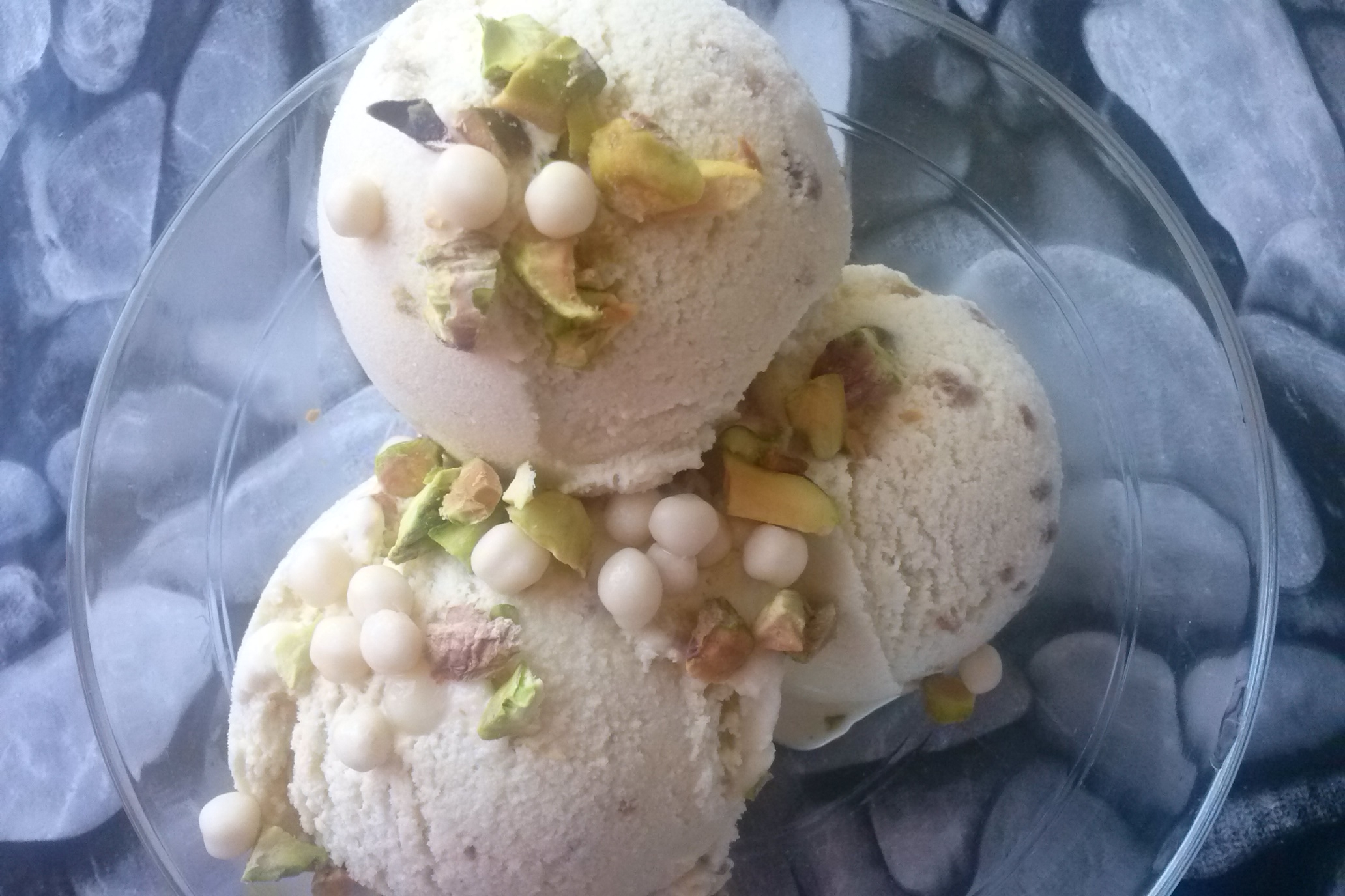 Gelat de festuc i xocolata blanca