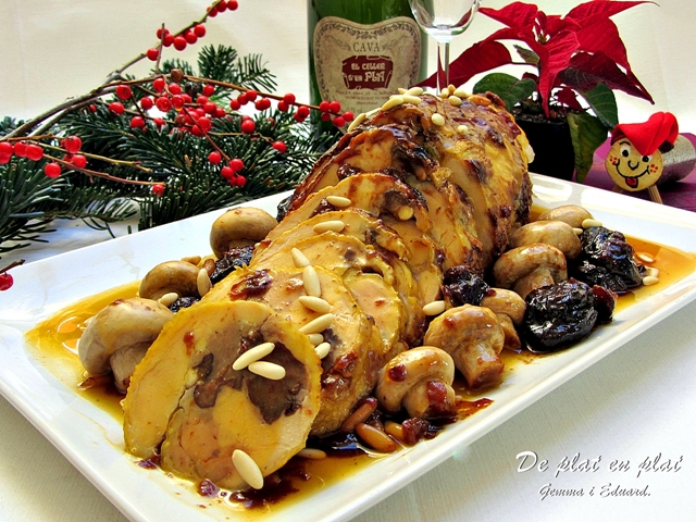 Recepta Pollastre farcit de Nadal