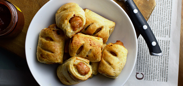 Recepta rotllets de salsitxa